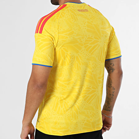 Adidas Sportswear - Maillot De Foot Col V A Bandes FCF Jersey JL6972 Jaune