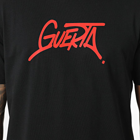 Guerta - Tee Shirt Oversize Large Guerta Noir Rouge