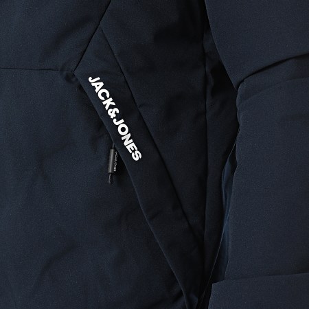 Jack And Jones - Veste Capuche Zippée Adam Hybrid Bleu Marine