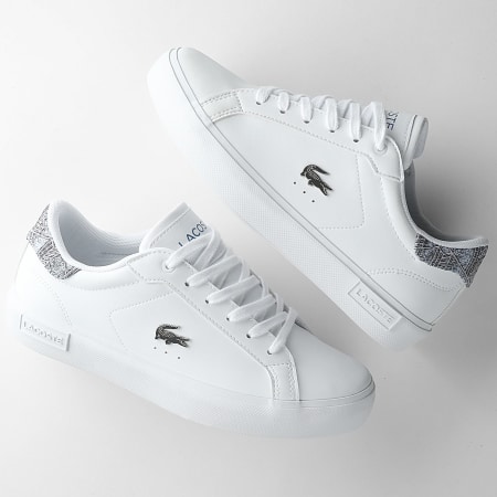 Lacoste - Baskets Femme Powercourt 1264 White Blue
