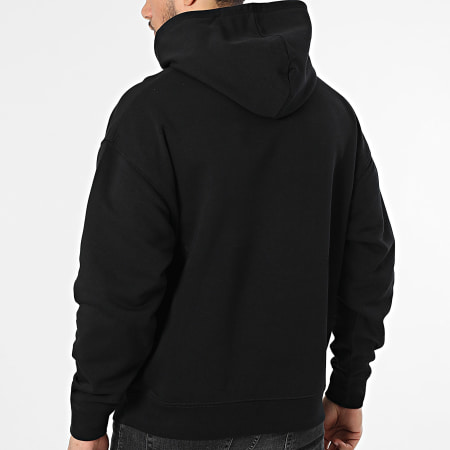 Sale Môme Paris - Sudadera Capucha Relaxed Nounours Radio Negra Naranja