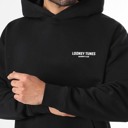 Looney Tunes - Sweat Capuche Represent Bugs Bunny Noir Rose