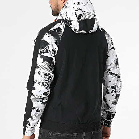 Venum - Chaqueta con capucha con cremallera UFC Fight Week 00426 Negro Blanco