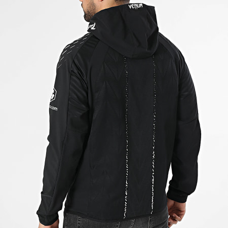 Venum - Chaqueta Zippada Capucha Fight Night UFC Zenith 00477 Negro Blanco