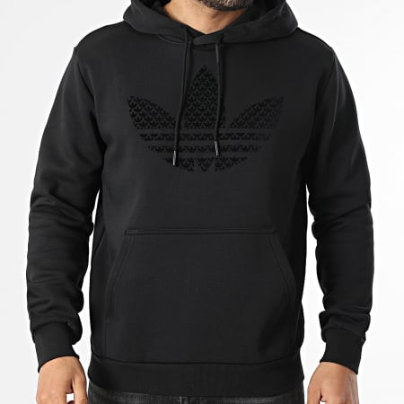 Adidas Originals - Sudadera con capucha Monogram KD1358 Negro