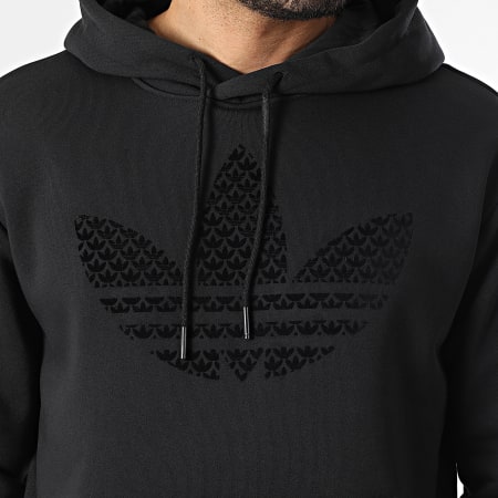 Adidas Originals - Sudadera con capucha Monogram KD1358 Negro