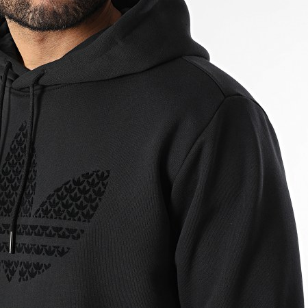 Adidas Originals - Sudadera con capucha Monogram KD1358 Negro