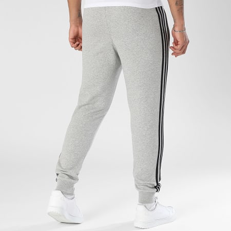 Adidas Originals - Pantalon Jogging A Bandes 3 Stripes KE2428 Gris Chiné Noir