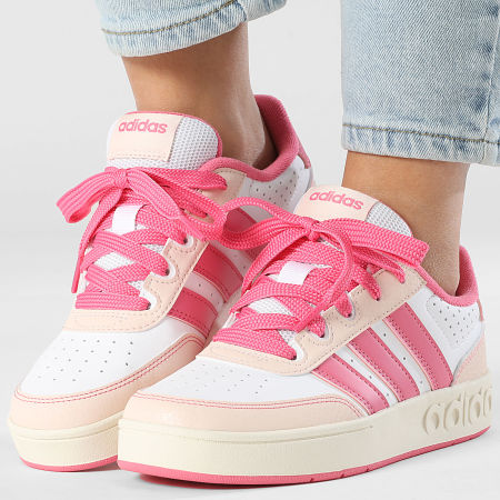 Adidas Performance - Zapatillas Mujer Breakbase J JP9297 Calzado Blanco Fusión Rosa Maravilla Cuarzo
