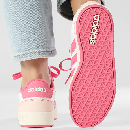 Adidas Performance - Zapatillas Mujer Breakbase J JP9297 Calzado Blanco Fusión Rosa Maravilla Cuarzo