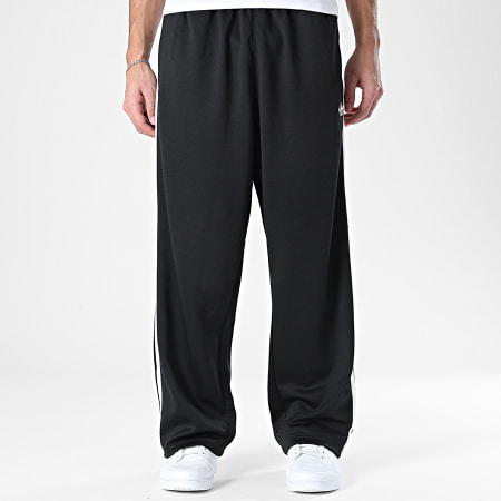 Adidas Originals - Pantalon Jogging A Bandes Loose TP KC8534 Noir Blanc