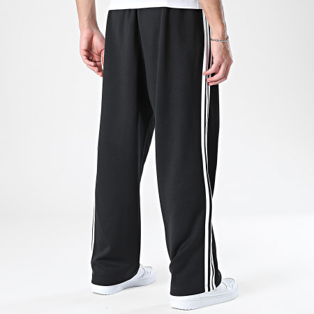 Adidas Originals - Pantalon Jogging A Bandes Loose TP KC8534 Noir Blanc