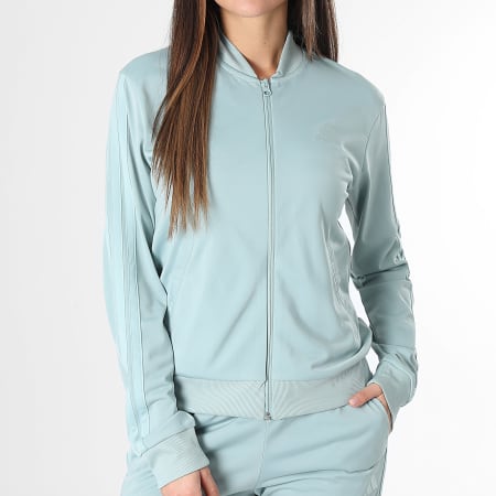 Adidas Sportswear - Ensemble De Survetement A Bandes Femme Essential 3 Stripes KB8159 Vert Clair