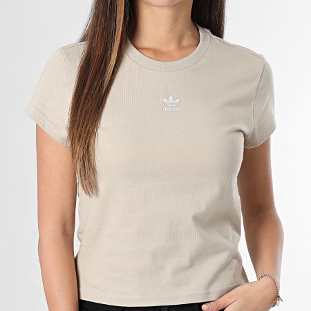 Adidas Originals - Tee Shirt Essential Slim Femme KD1352 Beige