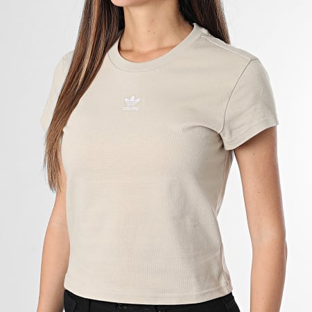 Adidas Originals - Tee Shirt Essential Slim Femme KD1352 Beige