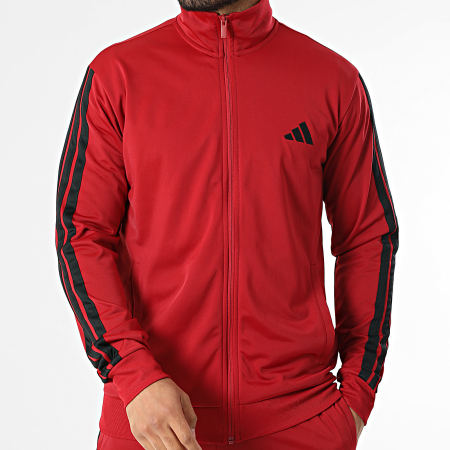 Adidas Sportswear - Ensemble De Survetement 3 Stripes Trefoil KC1357 Bordeaux