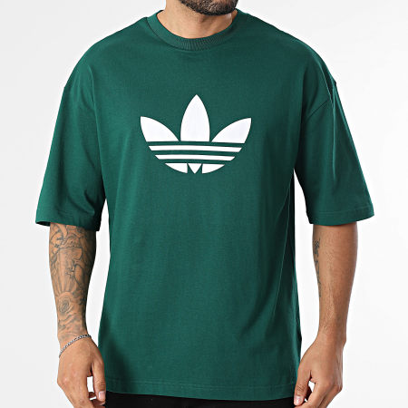 Adidas Originals - Tee Shirt Trefoil KE0900 Vert Bouteille