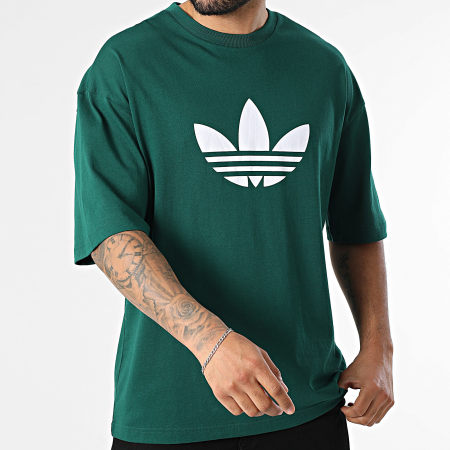 Adidas Originals - Tee Shirt Trefoil KE0900 Vert Bouteille