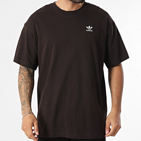 Adidas Originals - Tee Shirt Oversize Essential KE1142 Marron Foncé
