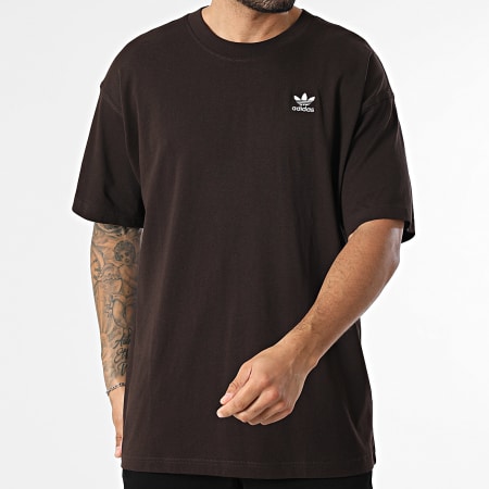 Adidas Originals - Tee Shirt Oversize Essential KE1142 Marron Foncé