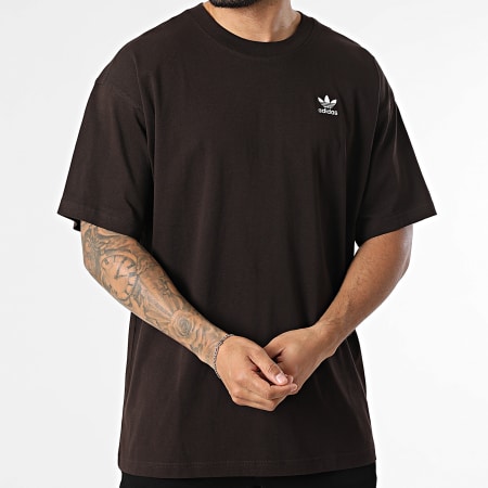 Adidas Originals - Tee Shirt Oversize Essential KE1142 Marron Foncé