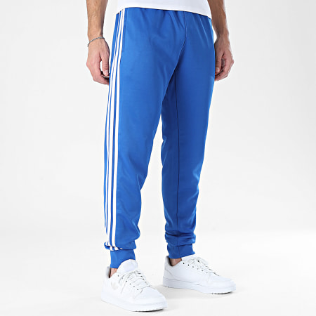Adidas Originals - Pantalon Jogging A Bandes SST TP KE1672 Bleu Roi Blanc