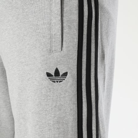 Adidas Originals - Short Jogging A Bandes 3 Stripes KE2433 Gris Chiné Noir