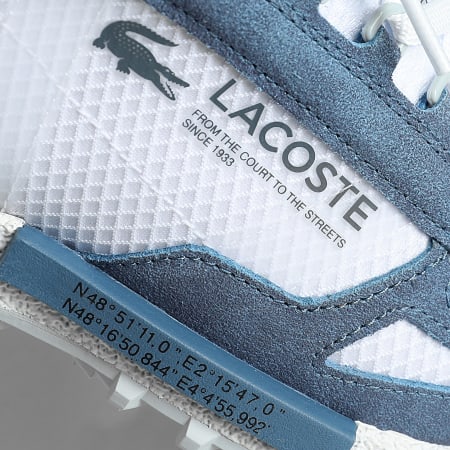 Lacoste - Sneakers Elite Active 1265 Bianco Blu Scuro