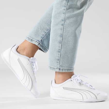 Puma - Zapatillas Mujer Puma Catch Soleil 402744 White Silver Feather Grey