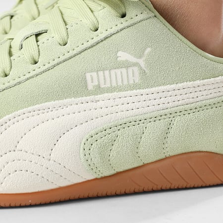 Puma - Zapatillas Mujer SpeedCat OG 398846 Verde Pistacho Blanco Cálido