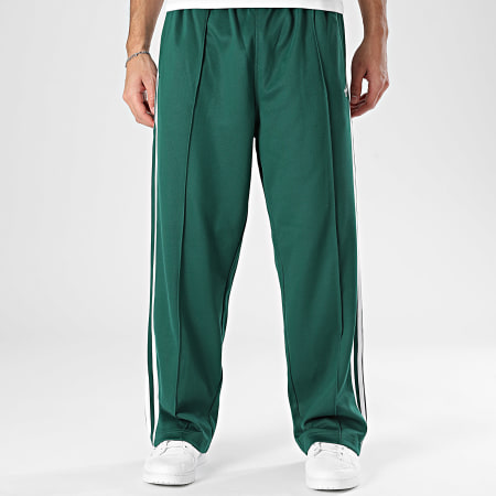 Adidas Originals - Pantalon Jogging A Bandes OS TP KE3497 Vert Bouteille Blanc