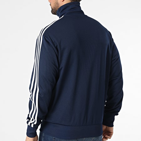 Adidas Originals - Veste Zippée A Bandes Firebird TT KD4077 Bleu Marine Blanc