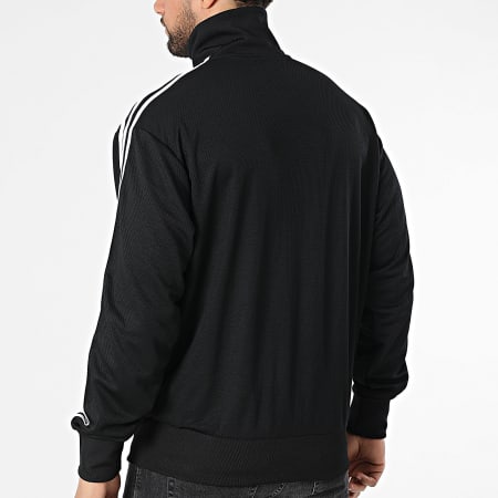 Adidas Originals - Veste Zippée A Bandes Firebird TT KE0782 Noir Blanc