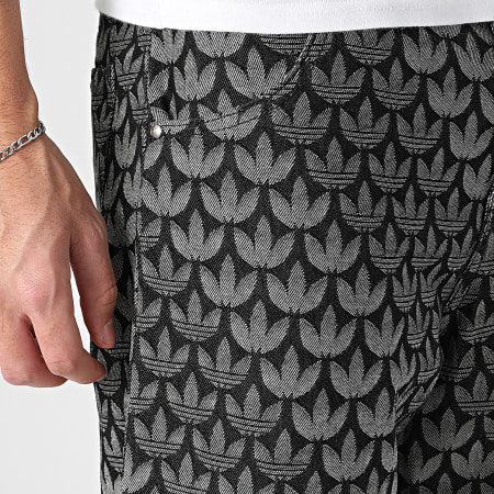 Adidas Originals - Pantalón Pantalón chándal Monogram KC6380 Negro Gris