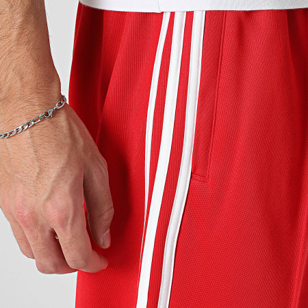 Adidas Originals - Pantalon Jogging A Bandes OS TP KE3498 Rouge Blanc