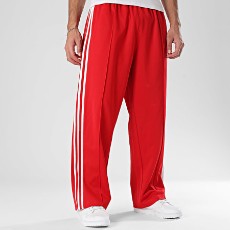 Adidas Originals - Pantalon Jogging A Bandes OS TP KE3498 Rouge Blanc