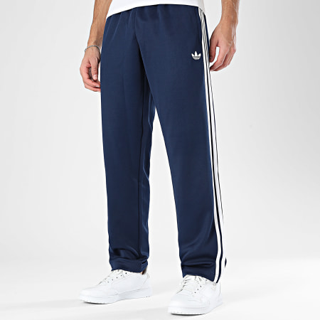 Adidas Originals - Pantalon Jogging A Bandes SST Reg KE3521 Bleu Marine Blanc