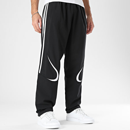 Adidas Sportswear - Pantalon Jogging A Bandes Teamgeist TP KD5863 Noir Blanc