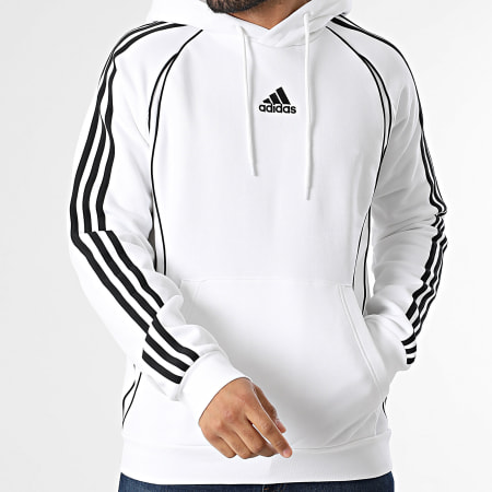 Adidas Performance - Sudadera con capucha A Rayas Teamgeist KD5878 Blanco