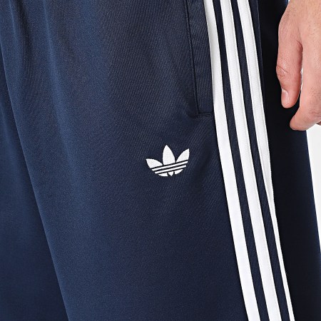 Adidas Originals - Pantalon Jogging A Bandes Loose TP KE0825 Bleu Marine Blanc