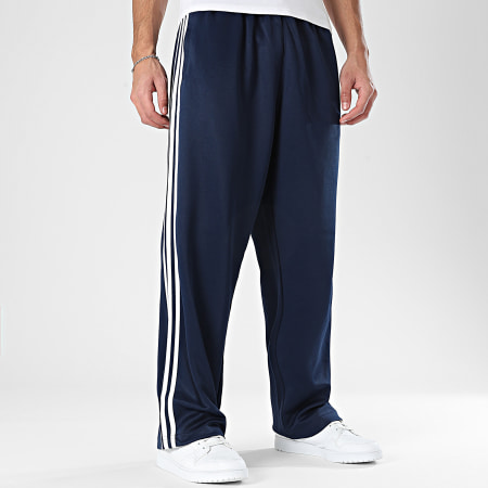 Adidas Originals - Pantalon Jogging A Bandes Loose TP KE0825 Bleu Marine Blanc