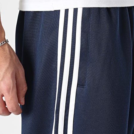 Adidas Originals - Pantalon Jogging A Bandes Loose TP KE0825 Bleu Marine Blanc