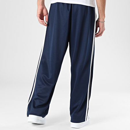 Adidas Originals - Pantalon Jogging A Bandes Loose TP KE0825 Bleu Marine Blanc
