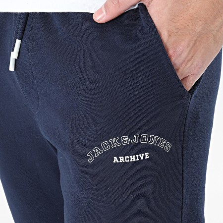 Jack And Jones - Pantalon Jogging Gordon Bleu Marine