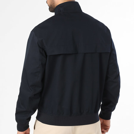 Lacoste - Chaqueta con cremallera cuello alto Logo bordado Cocodrilo Azul Marino