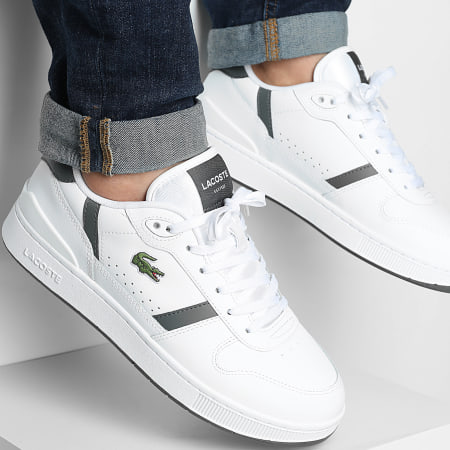 Lacoste - Sneakers T-Clip Set 126 Wit Donkergrijs - Ryses