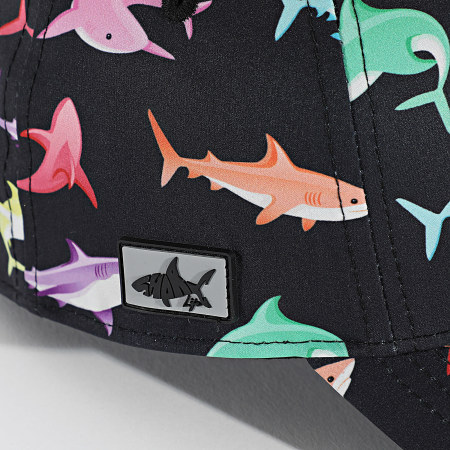 Shark Life - Gorra Logo Full Negro Multi
