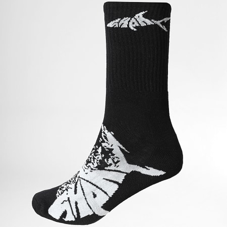 Shark Life - Pack de 3 pares de calcetines Logo Negro Blanco Gris Antracita