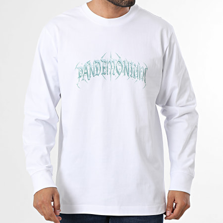 Vald - Tee Shirt Manches Longues Iron Blanc