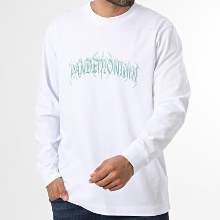 Vald - Tee Shirt Manches Longues Iron Blanc